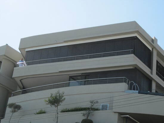 External venetian blinds Ravenhill project